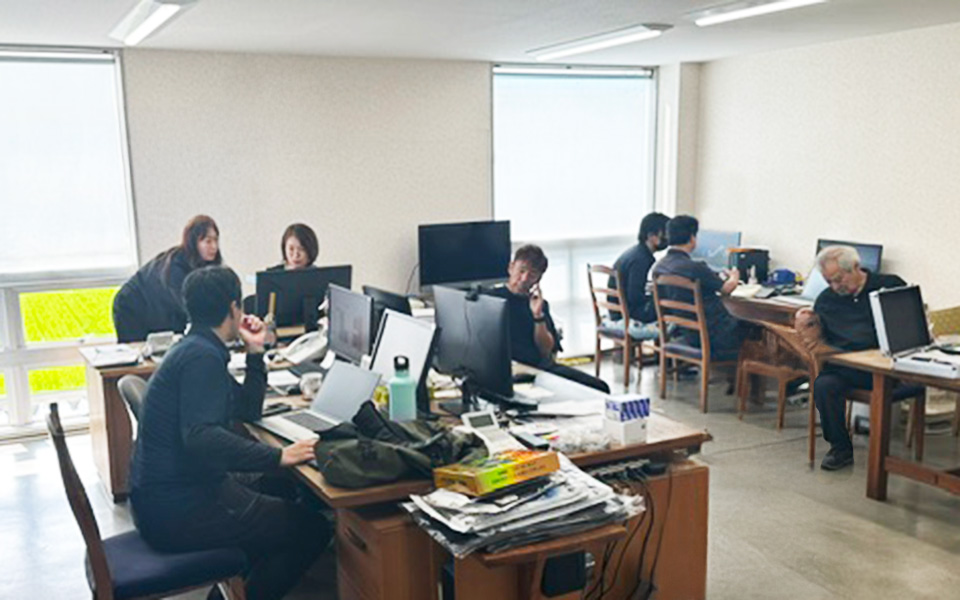 社内の様子
